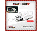 Mitsubishi Fuso Canter Mobile Display Truck RHD (Right Hand Drive) "EVA Racing" White with Graphics "Truck64" Series 1/64 Diecast Model Car by Tarmac Works-4