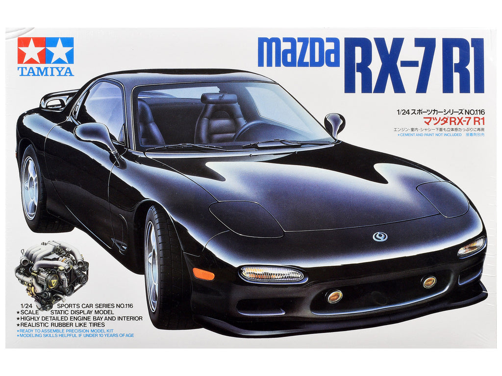 Model Kit Mazda RX-7 R1 1/24 Scale Model by Tamiya-0