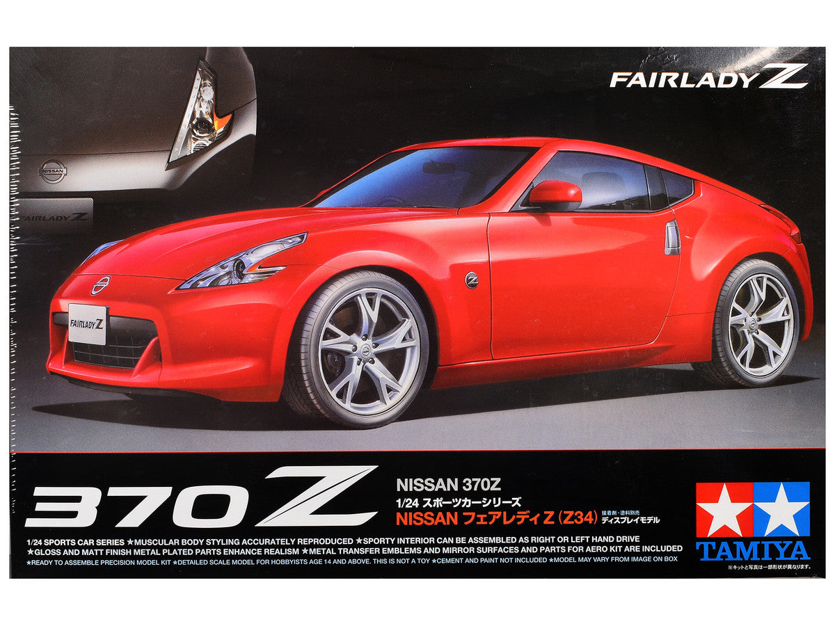 Model Kit Nissan 370Z (Fairlady Z) 1/24 Scale Model by Tamiya-0