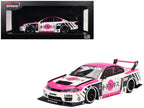 Nissan "LB-Super Silhouette" S15 SILVIA RHD (Right Hand Drive) #99 "Auto Finesse - SEMA 2023" White and Pink 1/18 Model Car by Top Speed-4