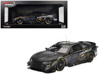 Chevrolet Camaro ZL1 #24 "Hendrick Motorsports Test Car" Matt Black with Graphics 1/18 Model Car by Top Speed-4