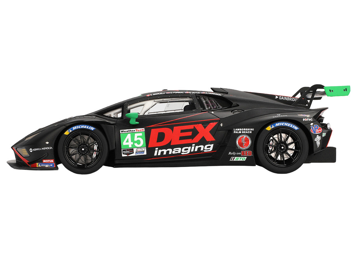 Lamborghini Huracan GT3 EVO2 #45 Graham Doyle - Danny Formal - Ashton Harrison - Kyle Marcelli "Wayne Taylor Racing with Andretti" "24 Hours of Daytona" (2024) 1/18 Model Car by Top Speed-0