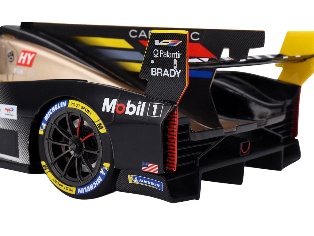 Cadillac V-Series.R #38 Earl Bamber - Sebastien Bourdais - Jenson Button "Cadillac Hertz Team Jota" FIA WEC "24 Hours of Le Mans" (2025) 1/18 Model Car by Top Speed-2