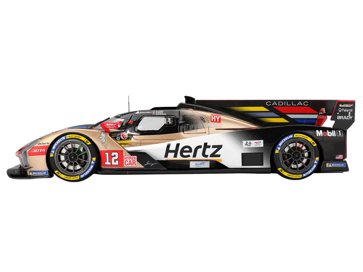 Cadillac V-Series.R #12 Alex Lynn - Norman Nato - Will Stevens "Cadillac Hertz Team Jota" FIA WEC "24 Hours of Le Mans" (2025) 1/18 Model Car by Top Speed-3