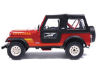 1983 Jeep Renegade Red with Stripes and Black Top 1/24 Diecast Model by IXO Models-1