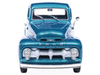 1952 Ford F1 Pickup Truck Blue Metallic 1/24 Diecast Model by IXO Models-2
