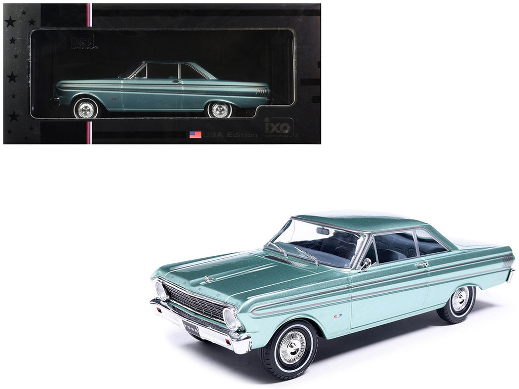 1964 Ford Falcon Dynasty Green Metallic 1/24 Diecast Model by IXO Models-4