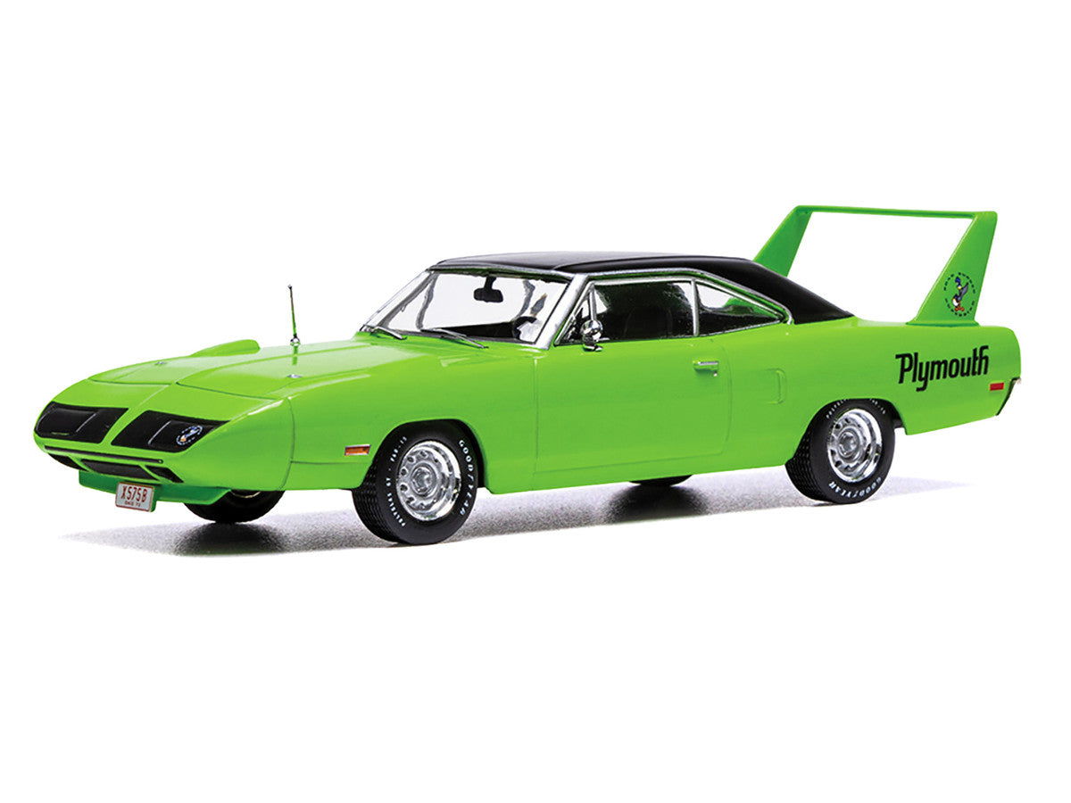 1970 Plymouth Road Runner Superbird Green with Black Vinyl Top 1/43 Diecast Model by IXO Models-1