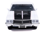 1970 Buick GSX Apollo White with Black and Red Stripes 1/43 Diecast Model by IXO Models-2