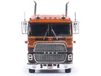 1976 Ford CL 9000 Truck Tractor Brown Two-Tone with Graphics 1/64 Diecast Model by IXO Models-1