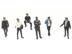 "Gentlemen's Club" 6 piece Diecast Figure Set (6 Figures) Limited Edition to 3600 pieces Worldwide for 1/64 Scale Models by American Diorama
