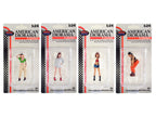 "Hip Hop Girls" 4 Piece Figure Set for 1/24 Scale Models by American Diorama-5