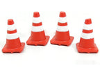 Traffic Cones Set of 4 Accessory For 1:24 Models by American Diorama-1