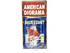 Traffic Cones Set of 4 Accessory For 1:24 Models by American Diorama