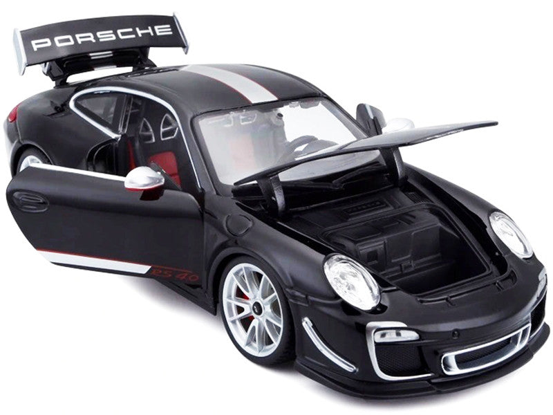 Porsche 911 GT3 RS 4.0 Black 1/18 Diecast Model Car by Bburago-1