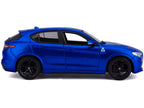 Alfa Romeo Stelvio Quadrifoglio Blue 1/24 Diecast Model Car by Bburago-2