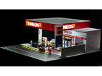 Eneos Japan Gas Station Diorama Set "American Diorama X G-Fans" Series for 1/64 Scale Models by American Diorama-0