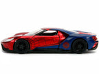 2017 Ford GT "Spider-Man" Theme "Marvel" Series 1/32 Diecast Model Car by Jada-2