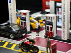 Eneos Japan Gas Station Diorama Set "American Diorama X G-Fans" Series for 1/64 Scale Models by American Diorama-3