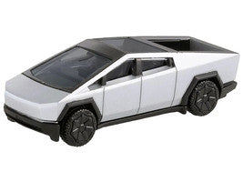 Tesla Cybertruck Pickup Truck Brushed Metal 1/75 Diecast Model Car by Tomica