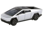 Tesla Cybertruck Pickup Truck Brushed Metal 1/75 Diecast Model Car by Tomica
