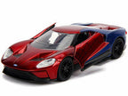 2017 Ford GT "Spider-Man" Theme "Marvel" Series 1/32 Diecast Model Car by Jada-3