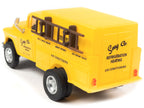 1955 Chevrolet Utility Truck Yellow "Song Co. Refrigeration and Heating" 1/87 (HO) Scale Model by Classic Metal Works-1