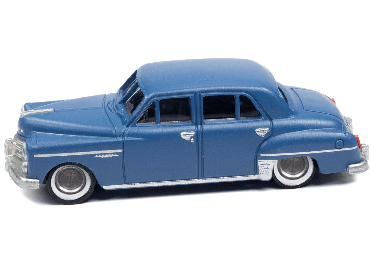 1950 Dodge Coronet La Plata Blue 1/87 (HO) Scale Model Car by Classic Metal Works-1