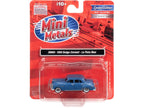 1950 Dodge Coronet La Plata Blue 1/87 (HO) Scale Model Car by Classic Metal Works-2