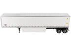 53' Dry Cargo Van Trailer White "Transport Series" 1/50 Diecast Model by Diecast Masters