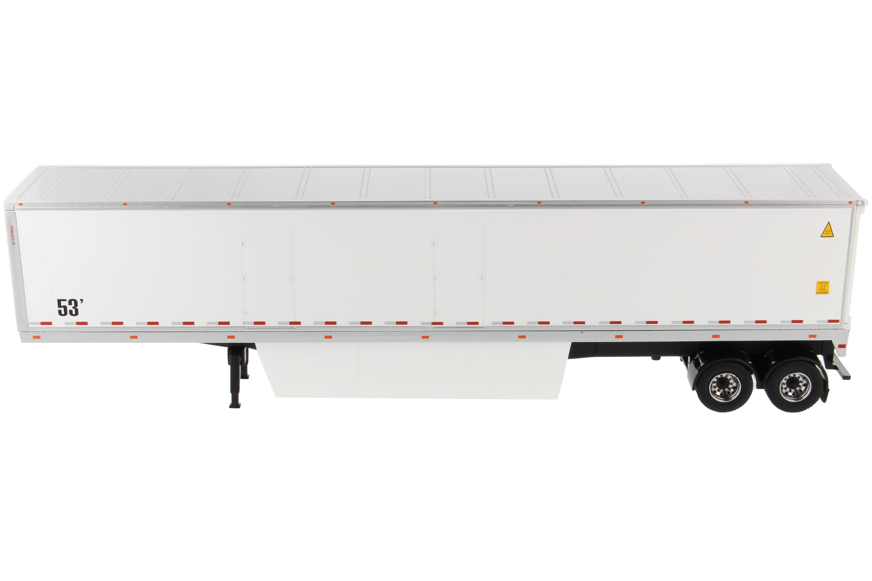 53' Dry Cargo Van Trailer White "Transport Series" 1/50 Diecast Model by Diecast Masters