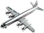 Lockheed L-188 Electra Commercial Aircraft "American Airlines" Silver with Red Stripes 1/400 Diecast Model Airplane by GeminiJets-2