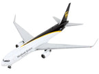 Boeing 767-300F Commercial Aircraft "UPS Worldwide Services" White with Dark Brown Tail 1/400 Diecast Model Airplane by GeminiJets