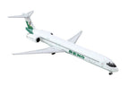 McDonnell Douglas MD-90 Commercial Aircraft "Reno Air" (N905RA) White with Green Tail 1/400 Diecast Model Airplane by GeminiJets-1