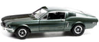 1968 Ford Mustang GT Fastback Highland Green Metallic 1/18 Diecast Model Car by Greenlight-1
