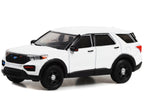 2022 Ford Police Interceptor Utility White "Hot Pursuit" "Hobby Exclusive" Series 1/64 Diecast Model Car by Greenlight-1
