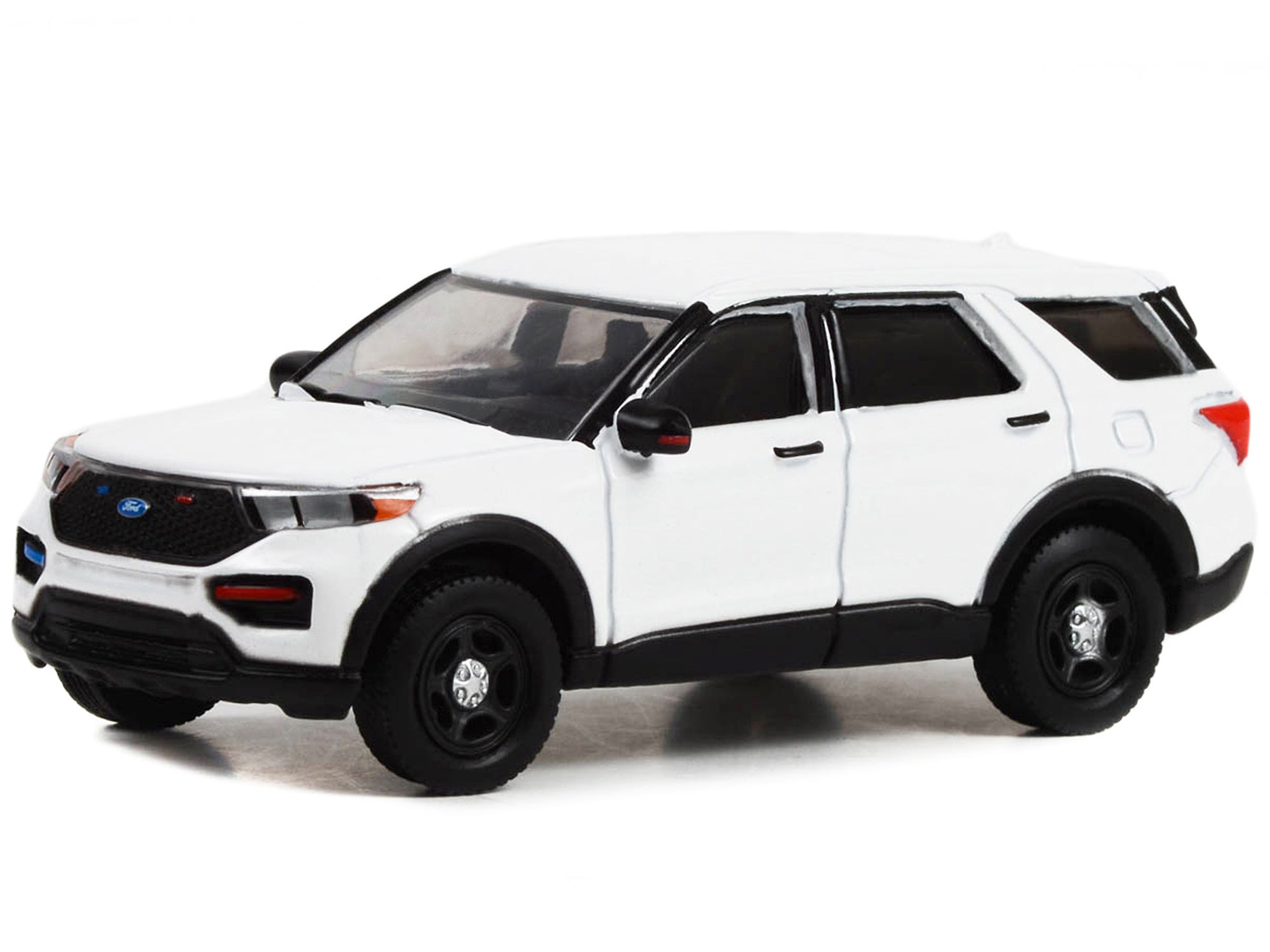 2022 Ford Police Interceptor Utility White "Hot Pursuit" "Hobby Exclusive" Series 1/64 Diecast Model Car by Greenlight