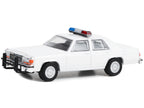 1980-1991 Ford LTD Crown Victoria Police White with Light Bar "Hot Pursuit" "Hobby Exclusive" Series 1/64 Diecast Model Car by Greenlight-2