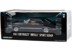 1967 Chevrolet Impala Sport Sedan Tuxedo Black 1/24 Diecast Model Car by Greenlight-2