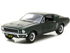 1968 Ford Mustang GT Fastback Highland Green Metallic 1/24 Diecast Model Car by Greenlight-1