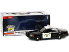 2008 Ford Crown Victoria Police Interceptor Black and White CHP "California Highway Patrol" "Hot Pursuit" Series 1/24 Diecast Model Car by Greenlight-1