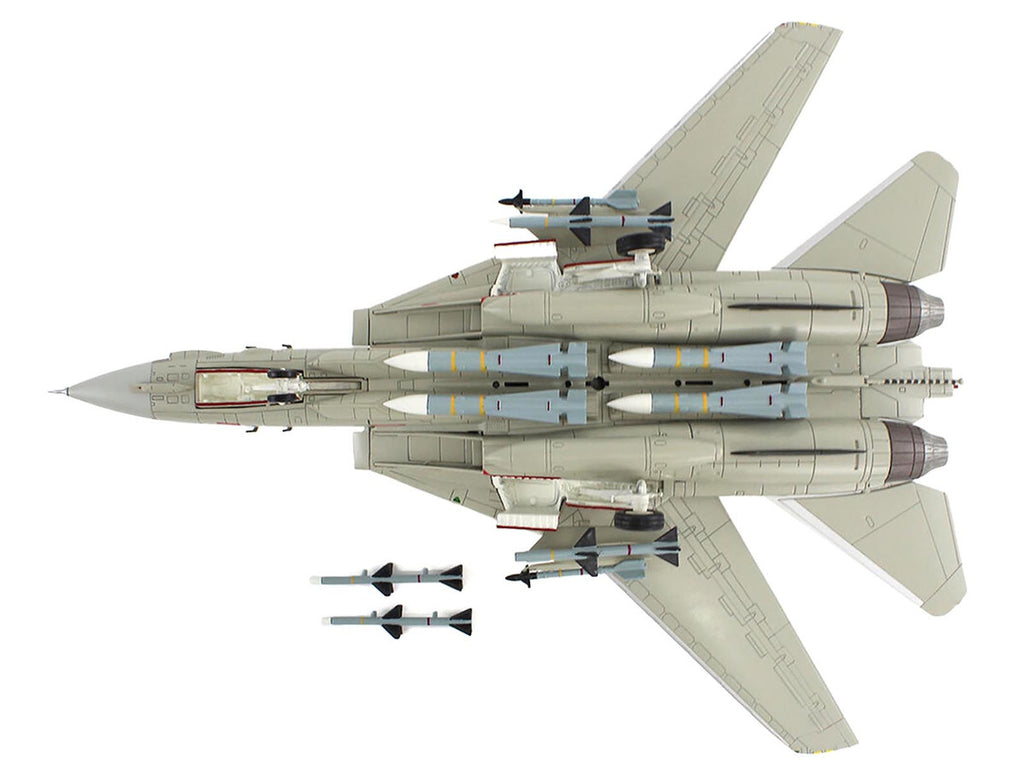 Grumman F-14A Tomcat Fighter Aircraft "Bandit Rogue Nation" United States Navy "Air Power Series" 1/72 Diecast Model by Hobby Master-0