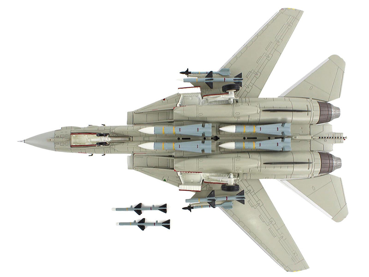 Grumman F-14A Tomcat Fighter Aircraft "Bandit Rogue Nation" United States Navy "Air Power Series" 1/72 Diecast Model by Hobby Master-0