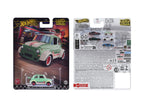 1960's Fiat 500 D Modificado Light Green with Stripes "Boulevard" Series Diecast Model Car by Hot Wheels-2