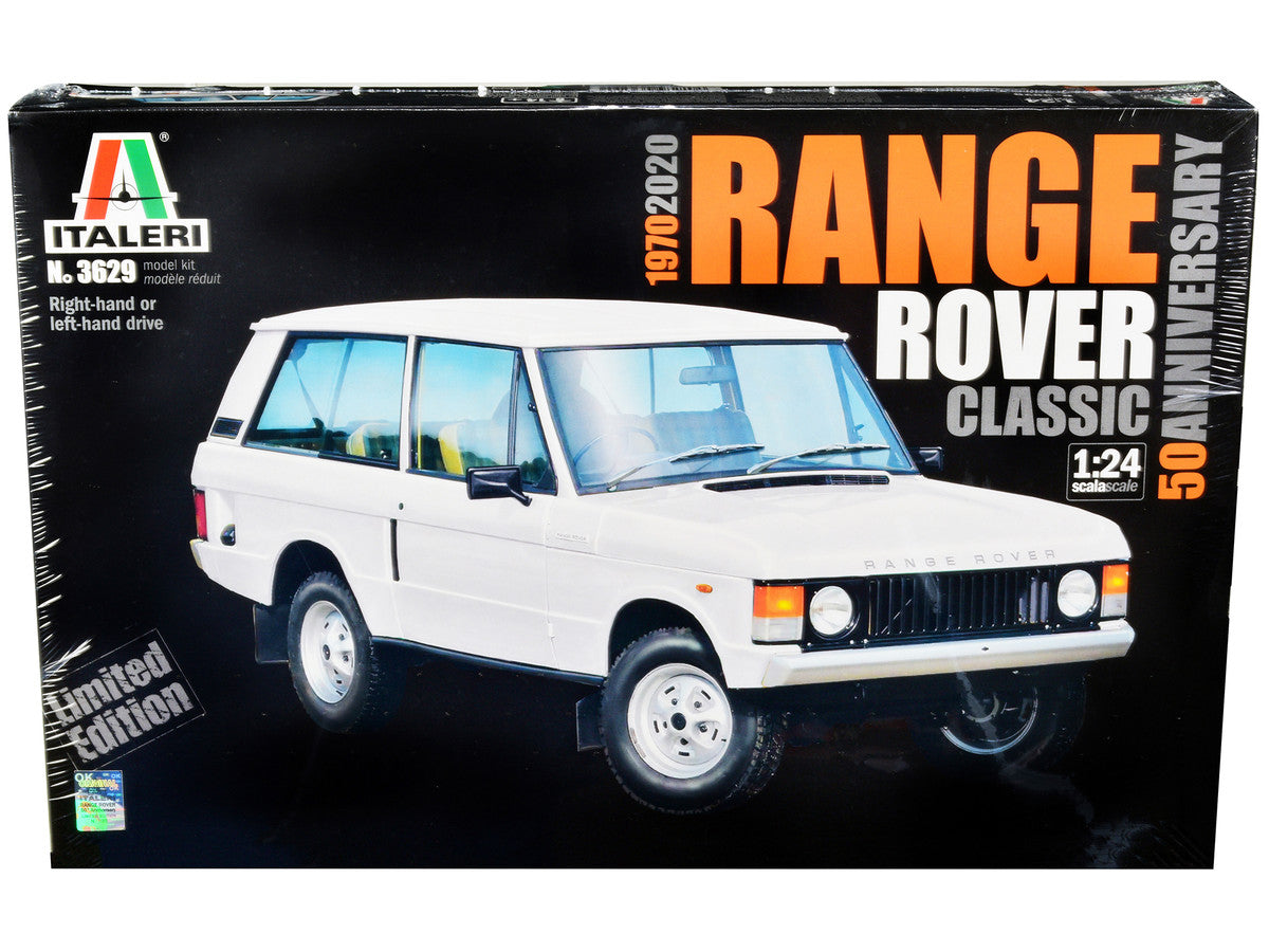 Skill 3 Model Kit Land Rover Range Rover Classic 50th Anniversary 1/24 Scale Model by Italeri-0