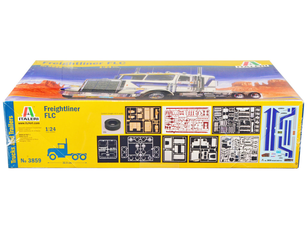 Skill 4 Model Kit Freightliner FLC Truck Tractor 1/24 Scale Model by Italeri-1