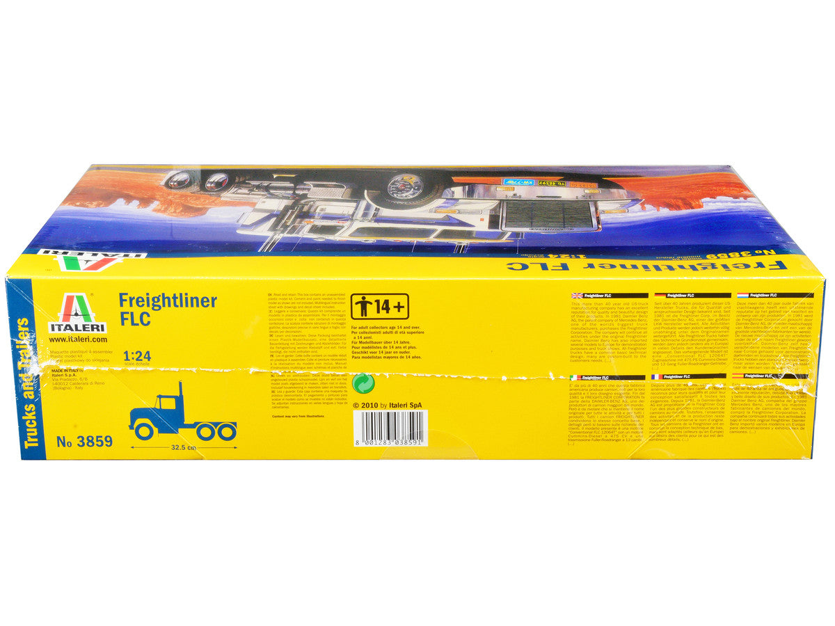Skill 4 Model Kit Freightliner FLC Truck Tractor 1/24 Scale Model by Italeri-2