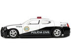 2006 Dodge Charger Police Black and White "Policia Civil" "Fast & Furious" Series 1/24 Diecast Model Car by Jada-2