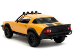1977 Chevrolet Camaro Off-Road Version "Bumblebee" Yellow Metallic with Black Stripes and Transformers Logo Diecast Statue "Transformers: Rise of the Beasts" (2023) Movie "Hollywood Rides" Series 1/24 Diecast Model Car by Jada-4