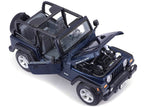 Jeep Wrangler Rubicon Dark Blue 1/27 Diecast Model Car by Maisto-1